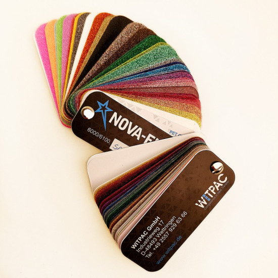 Wzornik kolorów folii NovaFlex Glitter 6800
