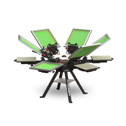 VASTEX | Manual Screen Printing Carousel with Micro-Registration V-1000