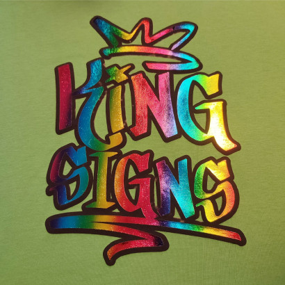 Flex - designs cut from flex film