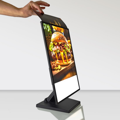 LED Slim Rahmen | A3 Schreibtisch