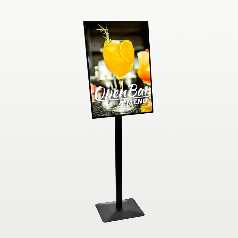 LED-Rahmen Slim | A2 Bodenaufsteller
