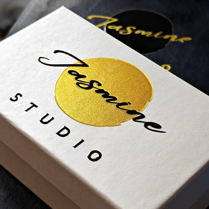 DTF UV Gold Stickers (linear meter) - 3D stickers with gold embellishment