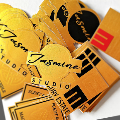 DTF UV Gold-Aufkleber (Laufmeter) – 3D-Aufkleber mit Vergoldung