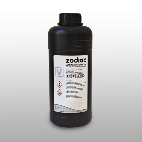 Zodiac | DTF-UV-Tinte 1 kg CMYK+W+Varnish
