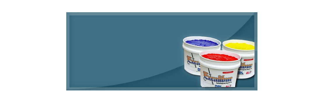 Siebdruck, Farben und Chemikalien